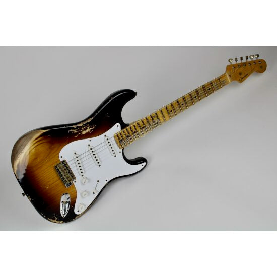 Fender Custom Shop Limited Edition 70th Anniversary 1954 Stratocaster Super Heavy Relic Wide-Fade 2-color Sunburst w/OHSC (9236091145)