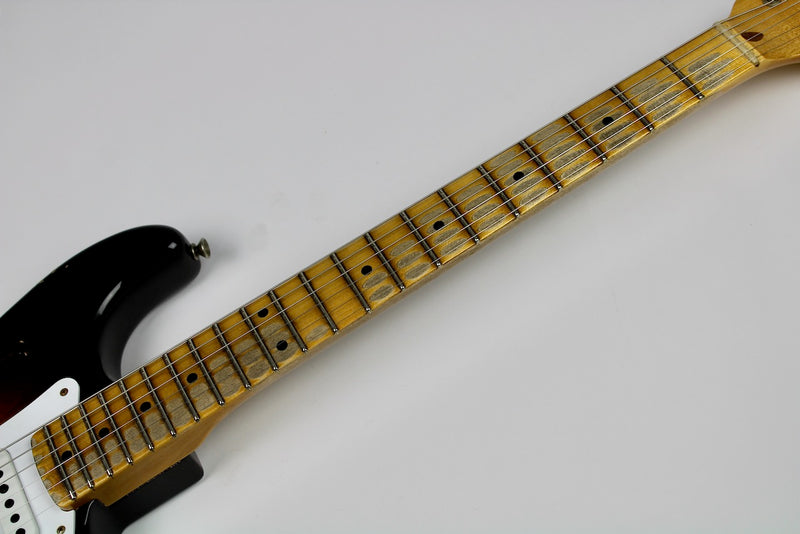 Fender Custom Shop Limited Edition 70th Anniversary 1954 Stratocaster Super Heavy Relic Wide-Fade 2-color Sunburst w/OHSC (9236091145)