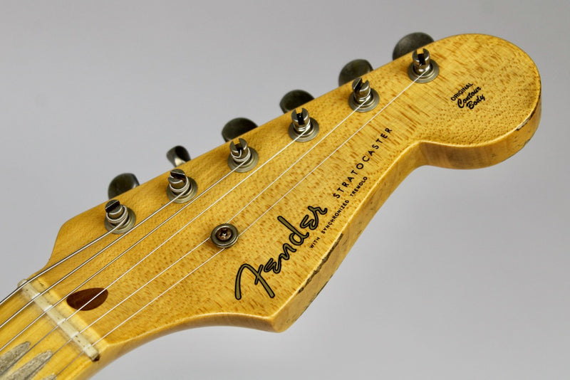 Fender Custom Shop Limited Edition 70th Anniversary 1954 Stratocaster Super Heavy Relic Wide-Fade 2-color Sunburst w/OHSC (9236091145)