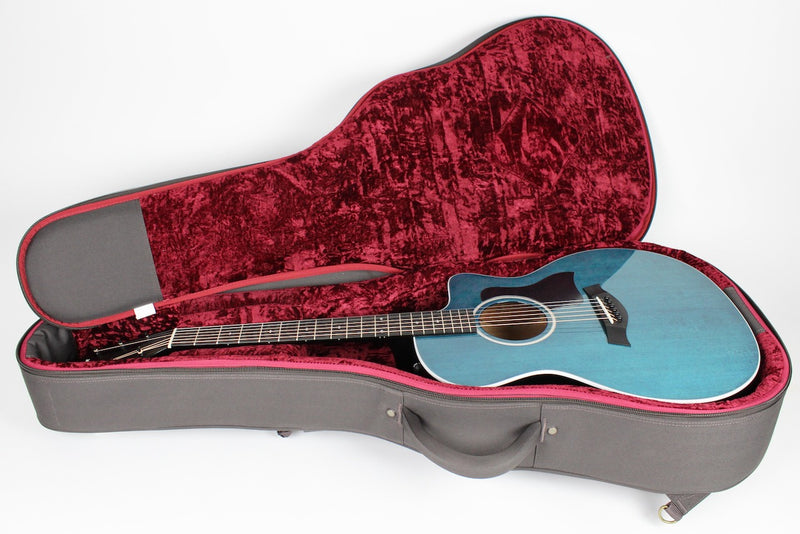 Taylor 214ce Special Edition - Transparent Blue w/AeroCase