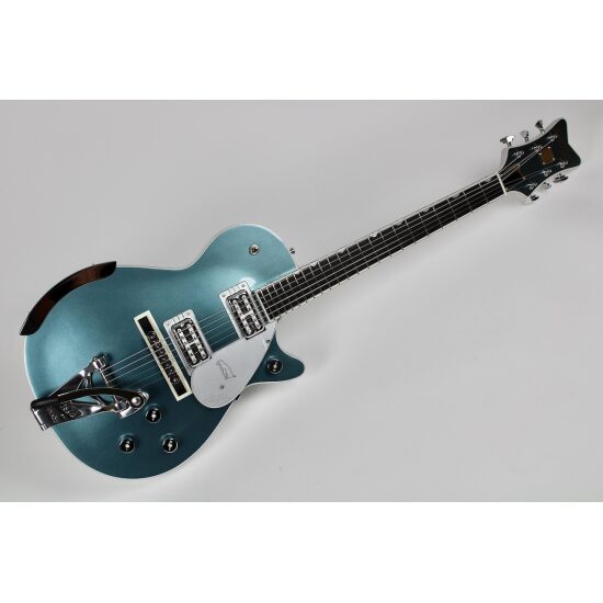 Gretsch G6134T-140 LTD 140th Double Platinum Penguin with String-Thru Bigsby Ebony Fingerboard - Two-Tone Stone Platinum/Pure Platinum w/OHSC (2400514874)