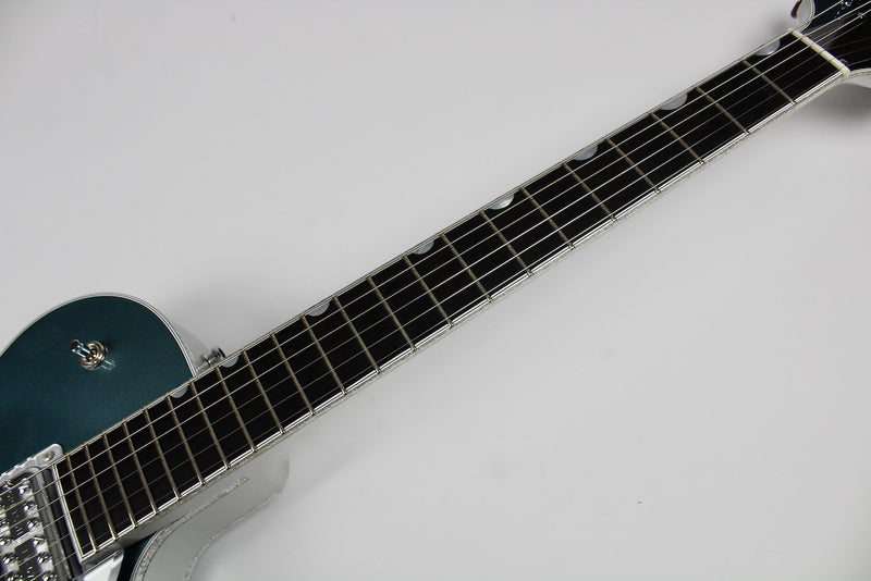 Gretsch G6134T-140 LTD 140th Double Platinum Penguin with String-Thru Bigsby Ebony Fingerboard - Two-Tone Stone Platinum/Pure Platinum w/OHSC (2400514874)