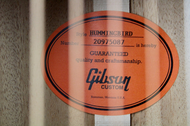Gibson Made To Measure Hummingbird Original - Vintage Cherry Sunburst top w/OHSC (SSHBVCSM2M1)