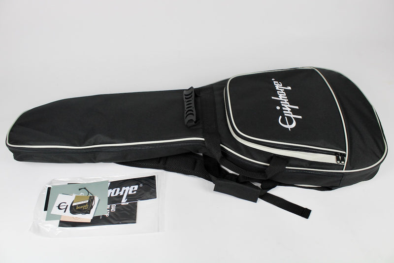 Epiphone Les Paul Custom Figured - Trans Red w/Gig Bag (EILCFTRNH)