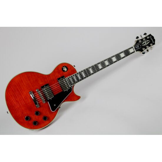 Epiphone Les Paul Custom Figured - Trans Red w/Gig Bag (EILCFTRNH)