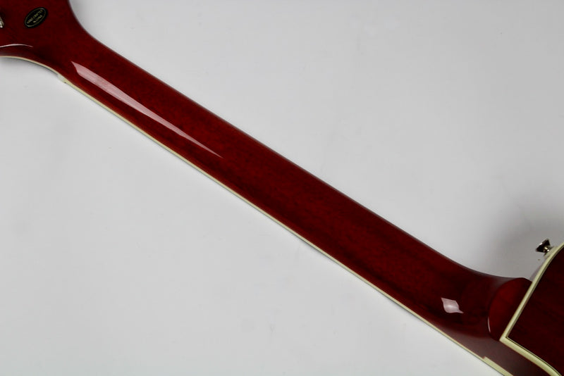 Epiphone Les Paul Custom Figured - Trans Red w/Gig Bag (EILCFTRNH)