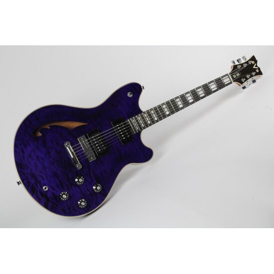 EVH SA-126 Special Quilted Maple Semi-hollowbody Electric Guitar - Trans Purple w/OHSC (5107726892)