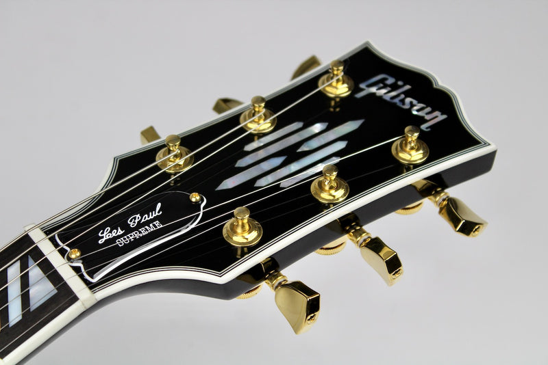 Gibson Les Paul Supreme 3-Pickup - Ebony w/OHSC (LPSU3P00EBGH)