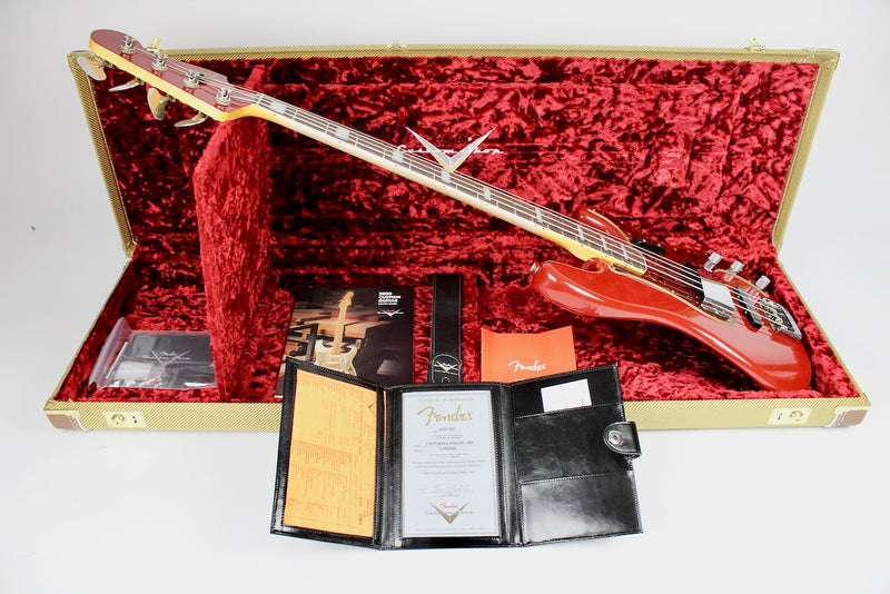 Fender Custom Shop Limited Edition P-Bass Special Journeyman Relic - Aged Dakota Red w/OHSC (9235001526)