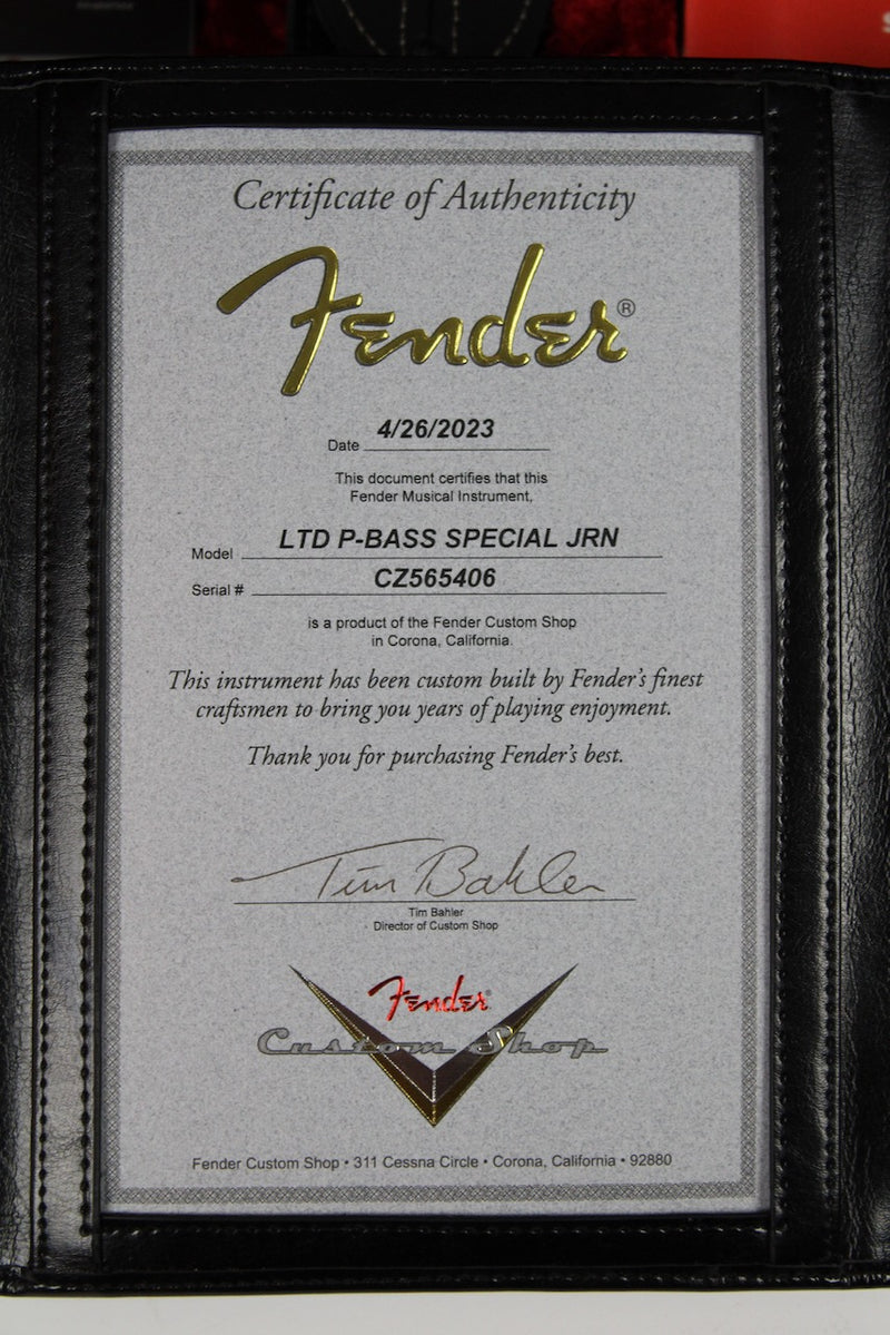 Fender Custom Shop Limited Edition P-Bass Special Journeyman Relic - Aged Dakota Red w/OHSC (9235001526)