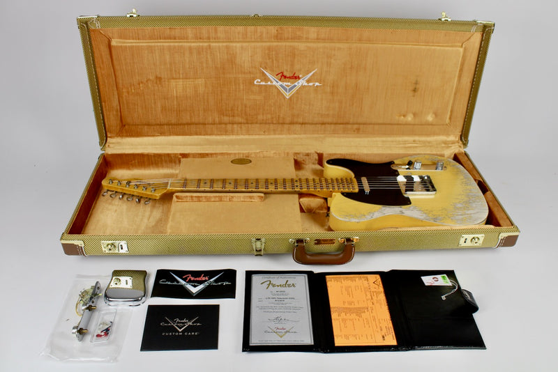 Fender Custom Shop Limited Edition '51 Telecaster Super Heavy Relic - Aged Nocaster Blonde 2022 (Usagé)