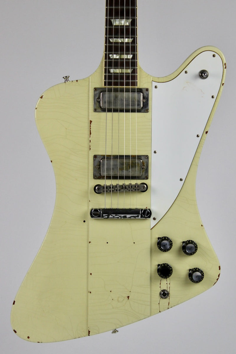 Gibson Custom Shop Johnny Winter 1964 Firebird V Polaris White Murphy Lab Aged #85 2021 w/OHSC