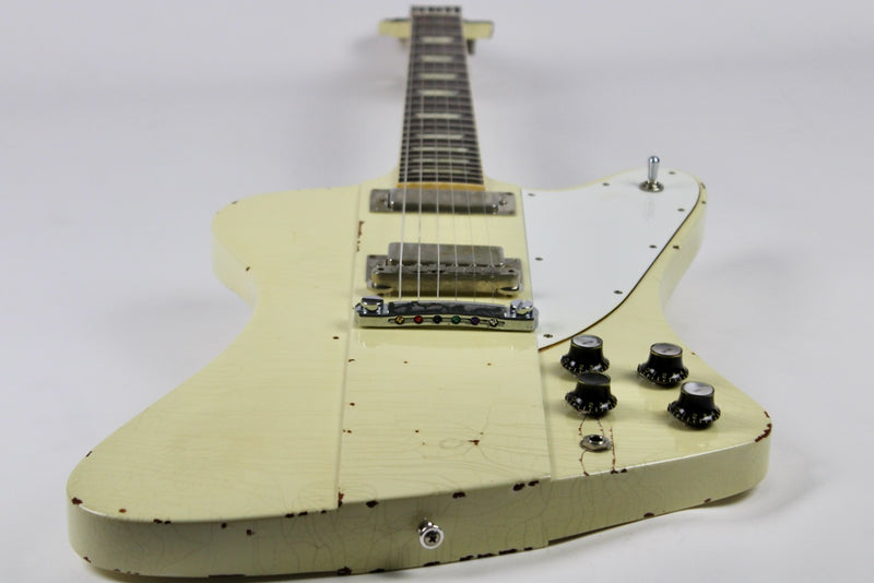 Gibson Custom Shop Johnny Winter 1964 Firebird V Polaris White Murphy Lab Aged #85 2021 w/OHSC