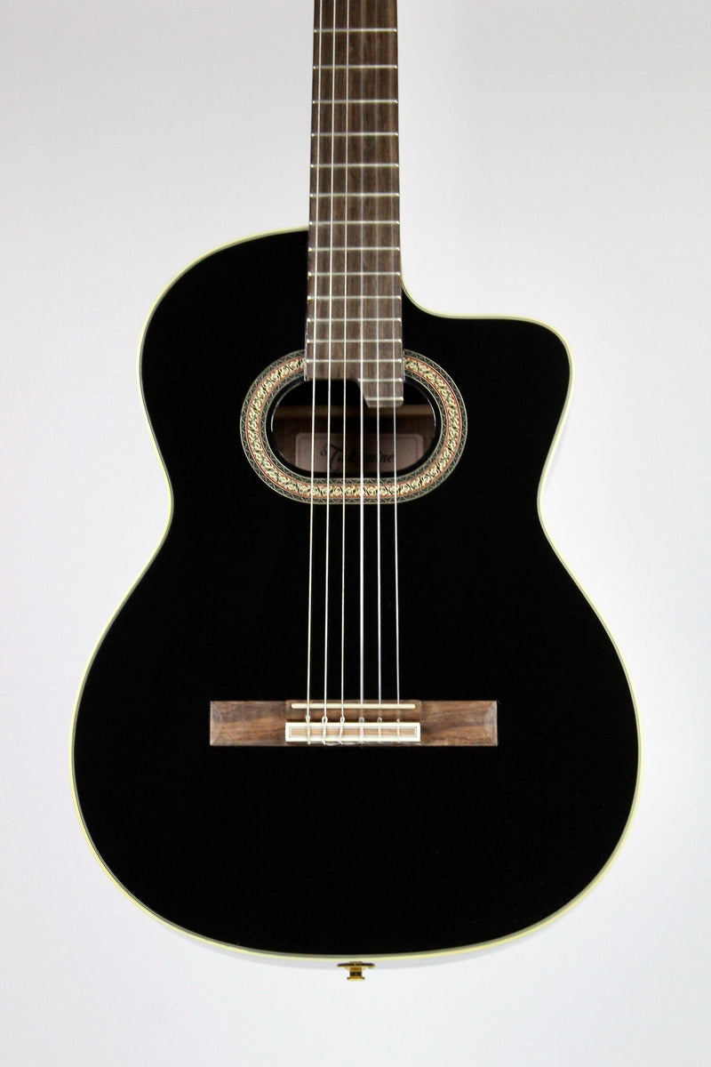 Takamine GG-Series Classical Acoustic Guitar - Black (GC6CEBLK)