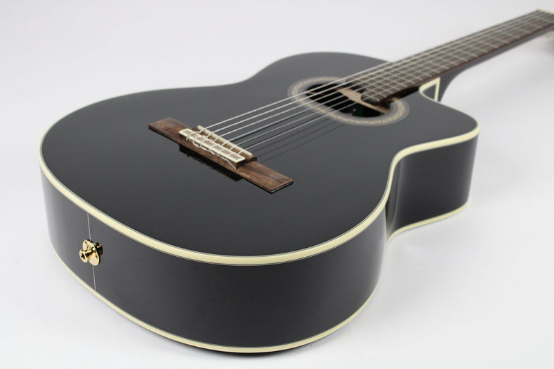 Takamine GG-Series Classical Acoustic Guitar - Black (GC6CEBLK)