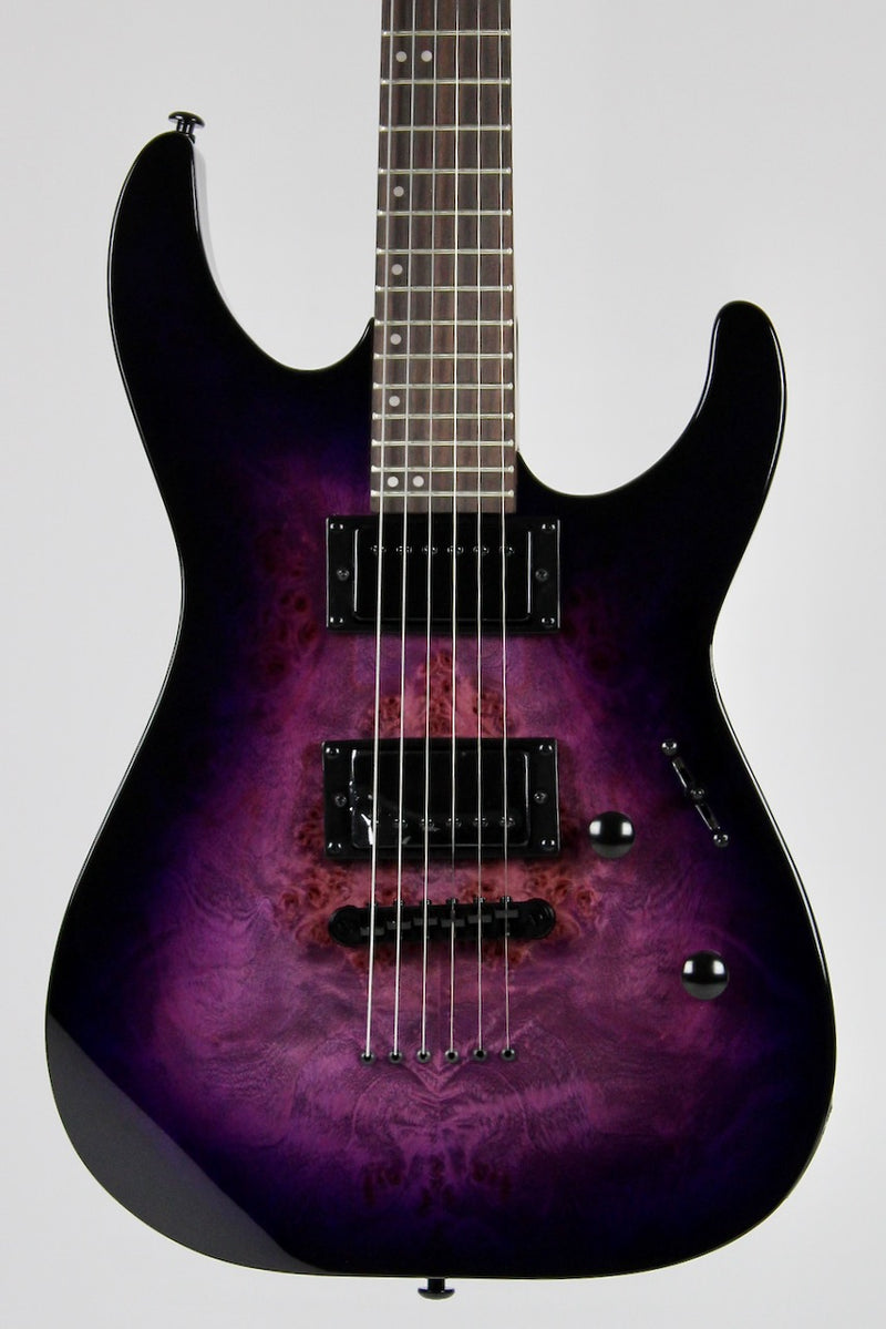 ESP LTD M-200DX Electric Guitar - Purple Burst (LM200DXNTPRB)