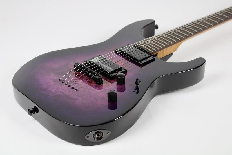 ESP LTD M-200DX Electric Guitar - Purple Burst (LM200DXNTPRB)