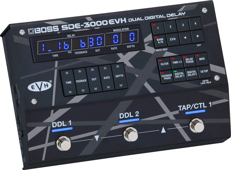 Boss SDE-3000EVH Dual Digital Delay Pedal