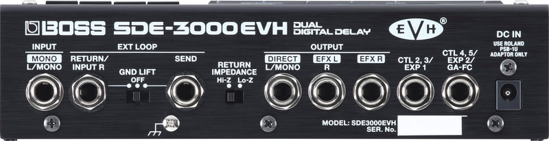 Boss SDE-3000EVH Dual Digital Delay Pedal