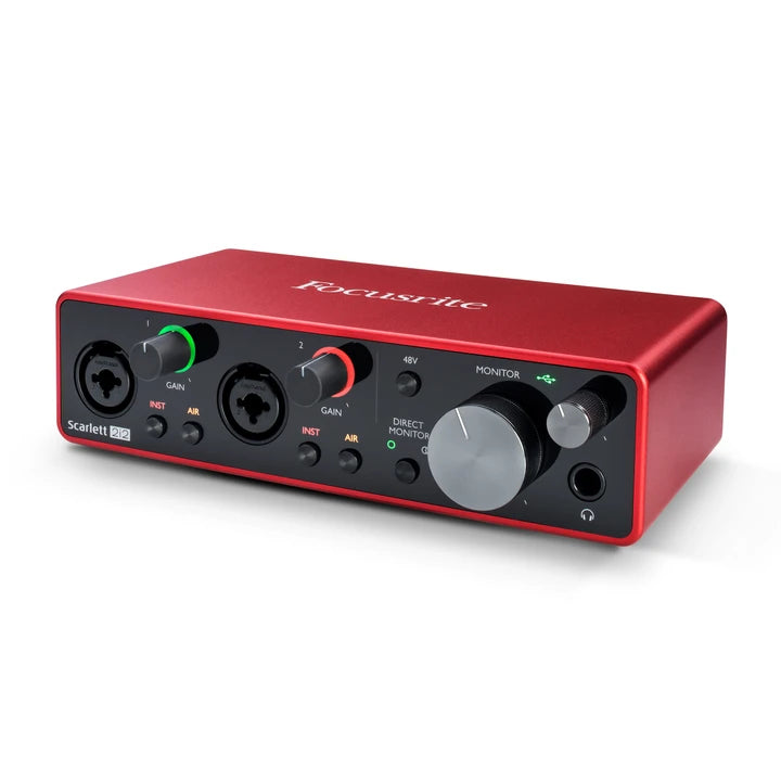 Focusrite Scarlett 2i2 (3rd Generation) 2-in, 2-out USB audio interface