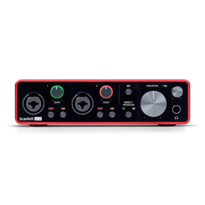 Focusrite Scarlett 2i2 (3rd Generation) 2-in, 2-out USB audio interface