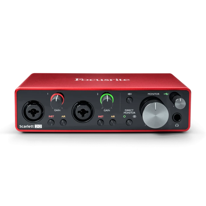 Focusrite Scarlett 2i2 (3rd Generation) 2-in, 2-out USB audio interface