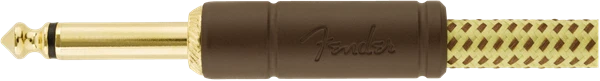 Câble pour instrument Fender Deluxe Series Tweed – Straight to Straight – 18,6 pieds (tweed)