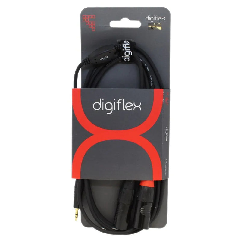 Câble Digiflex 1/8" TRS vers double XLR mâle – Câble audio stéréo