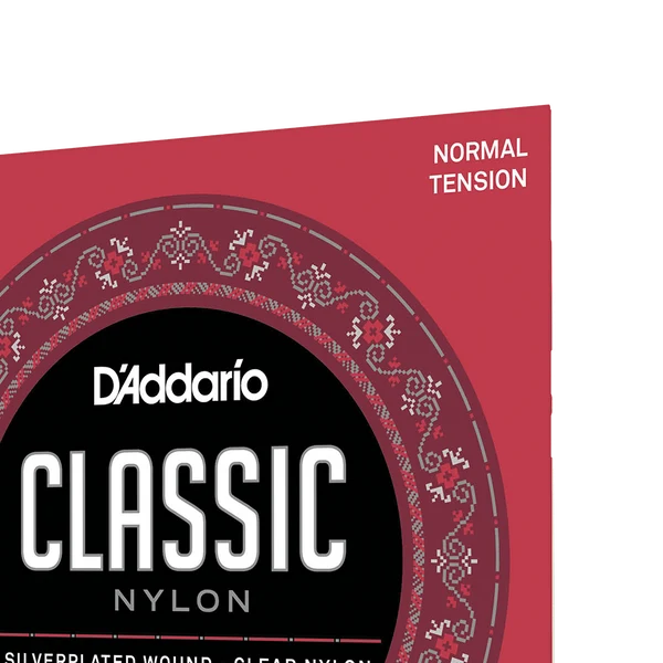 D’Addario EJ27N – Cordes de guitare classique Classic Nylon Student, Tension normale