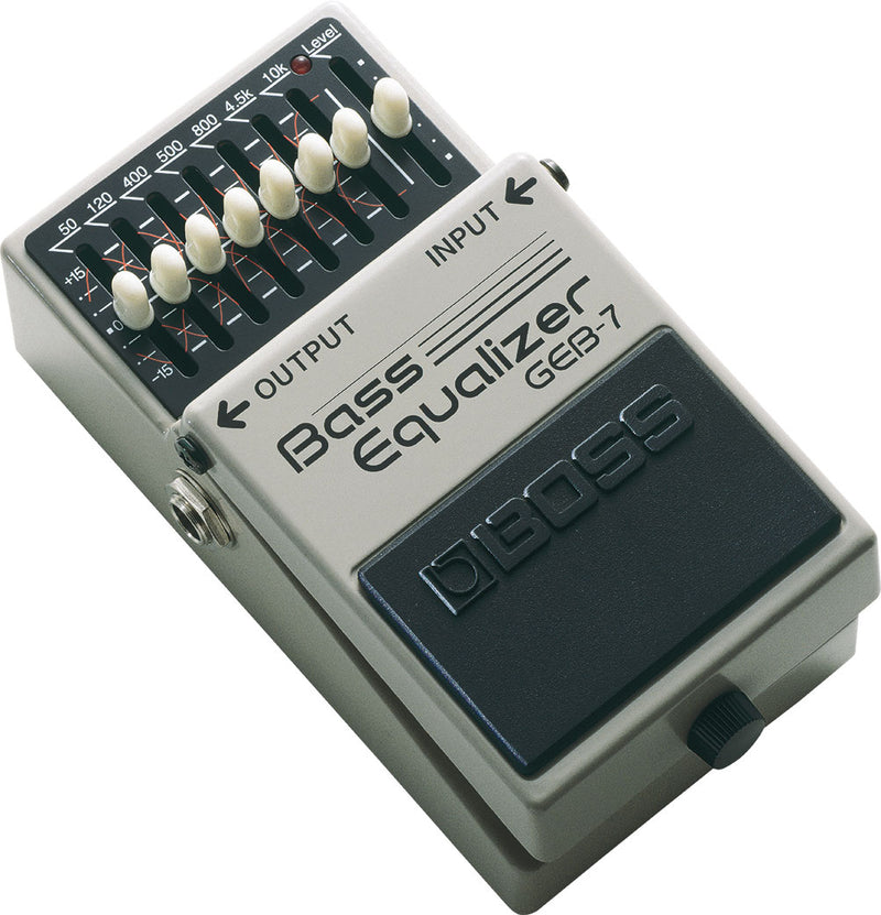 Boss GEB-7 pédale d'égalisation graphique 7 bandes pour basse