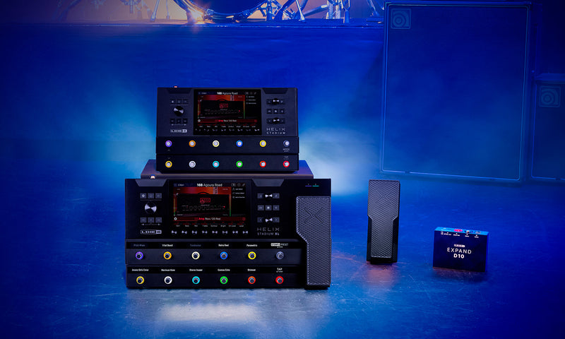 Line 6 Helix Stadium Amp Modeler & FX Processor with Agoura Modeling, 8" Touchscreen, Wi-Fi & USB Audio Interface