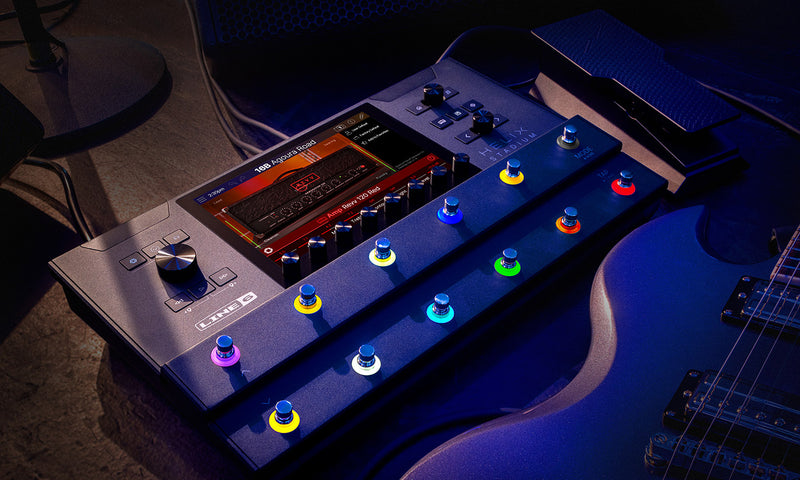 Line 6 Helix Stadium Amp Modeler & FX Processor with Agoura Modeling, 8" Touchscreen, Wi-Fi & USB Audio Interface