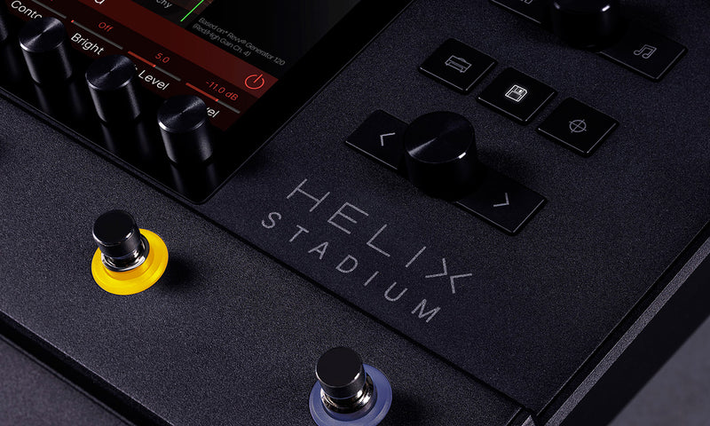 Line 6 Helix Stadium Amp Modeler & FX Processor with Agoura Modeling, 8" Touchscreen, Wi-Fi & USB Audio Interface