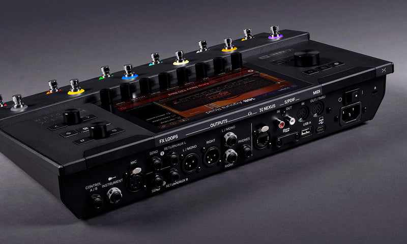 Line 6 Helix Stadium Amp Modeler & FX Processor with Agoura Modeling, 8" Touchscreen, Wi-Fi & USB Audio Interface