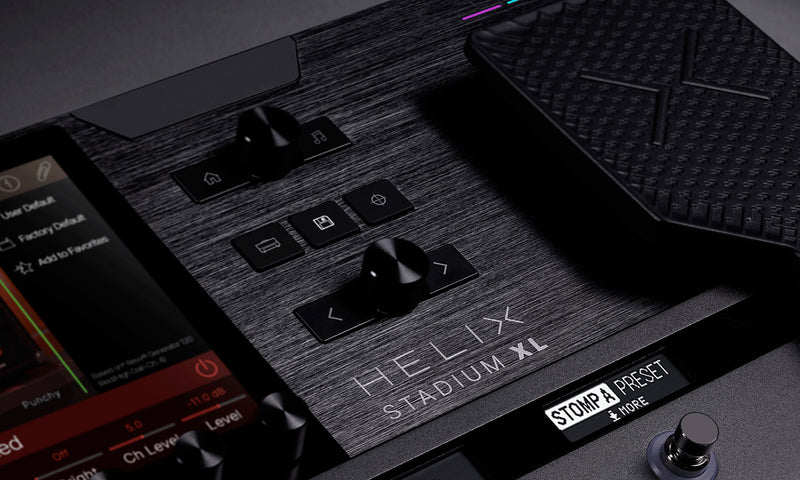 Line 6 Helix Stadium Amp Modeler & FX Processor with Agoura Modeling, 8" Touchscreen, Wi-Fi & USB Audio Interface