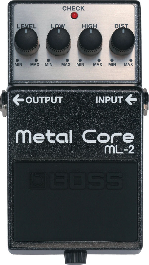 Boss ML-2 Pédale de distortion Metal Core