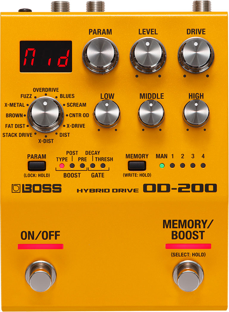 Boss OD-200 Overdrive Hybride