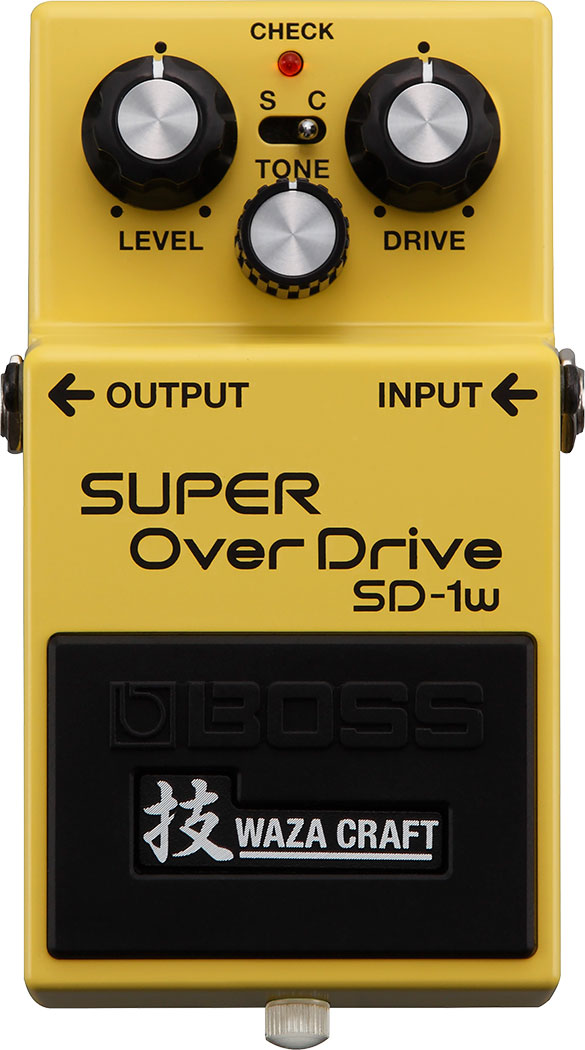 BOSS SD-1W Pédale SUPER OverDrive, édition Waza Craft