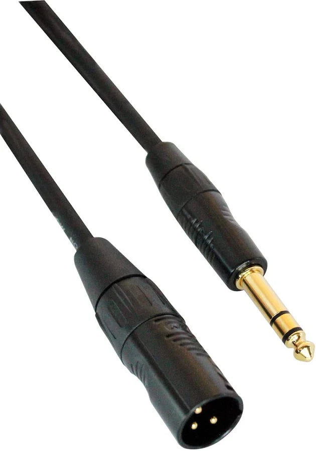 Digiflex HXMS-20 – Câble XLR mâle à 1/4" TRS – 20 pi