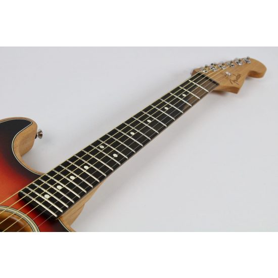 Fender American Acoustasonic Strat Ebony Fingerboard 3-Color Sunburst w/Gig Bag (0972023200)