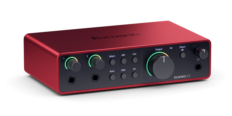 Focusrite Scarlett 2i2 (Gen4) Interface audio USB-C