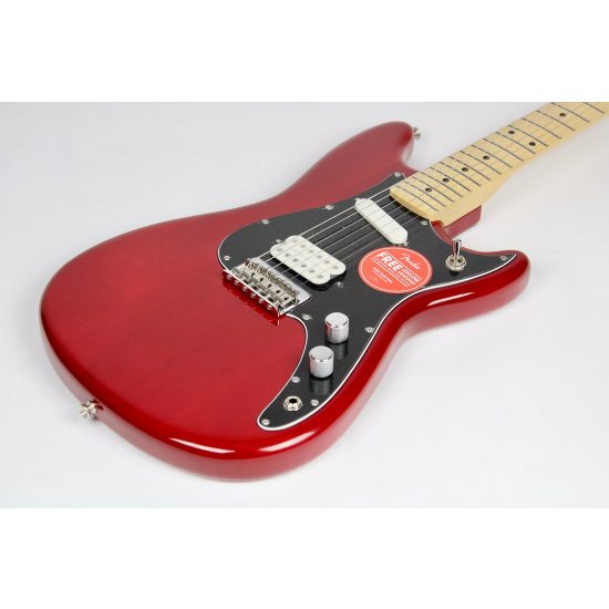 Fender Player Duo-Sonic HS, Maple Fingerboard 2019 Crimson Red Transparent