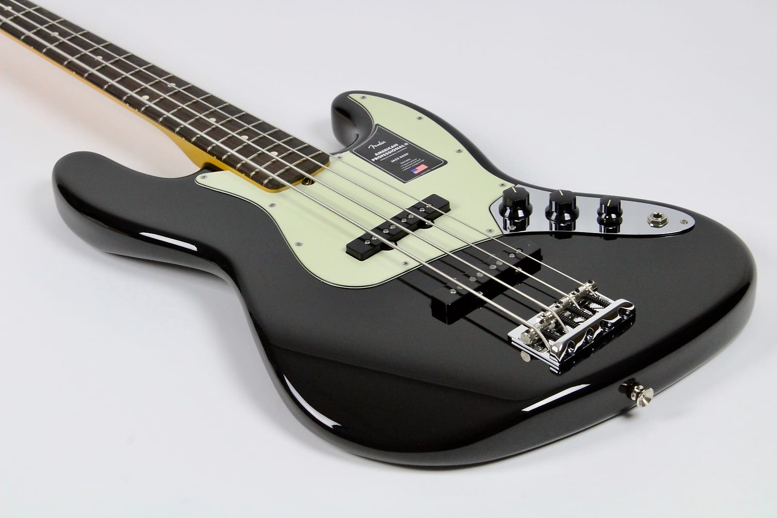 Fender American Professional Ii Jazz Bass Rosewood Fingerboard 2020 Black Wohsc Gerald Musique 5766