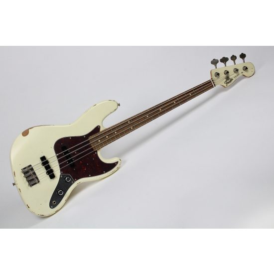 Fender 60th Anniversary Road Worn Jazz Bass Pau Ferro Fingerboard Olympic  White w/OHSC