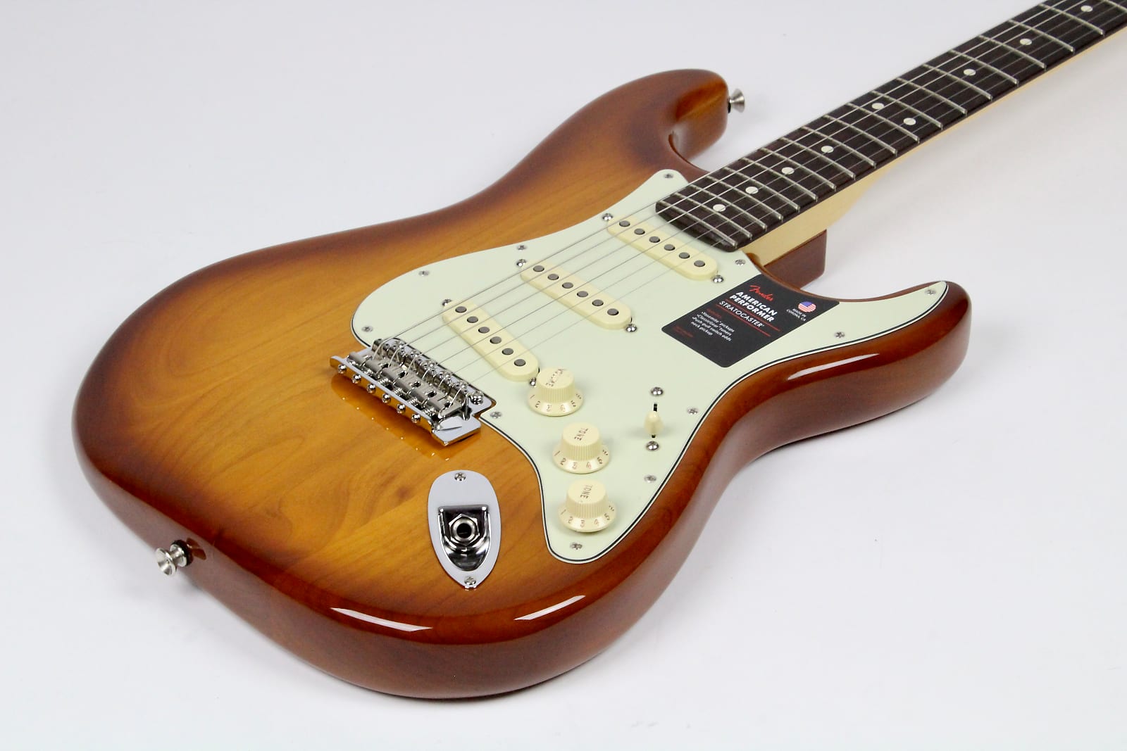Fender American Performer Stratocaster Rosewood Fingerboard Honey Burst  w/Gig Bag
