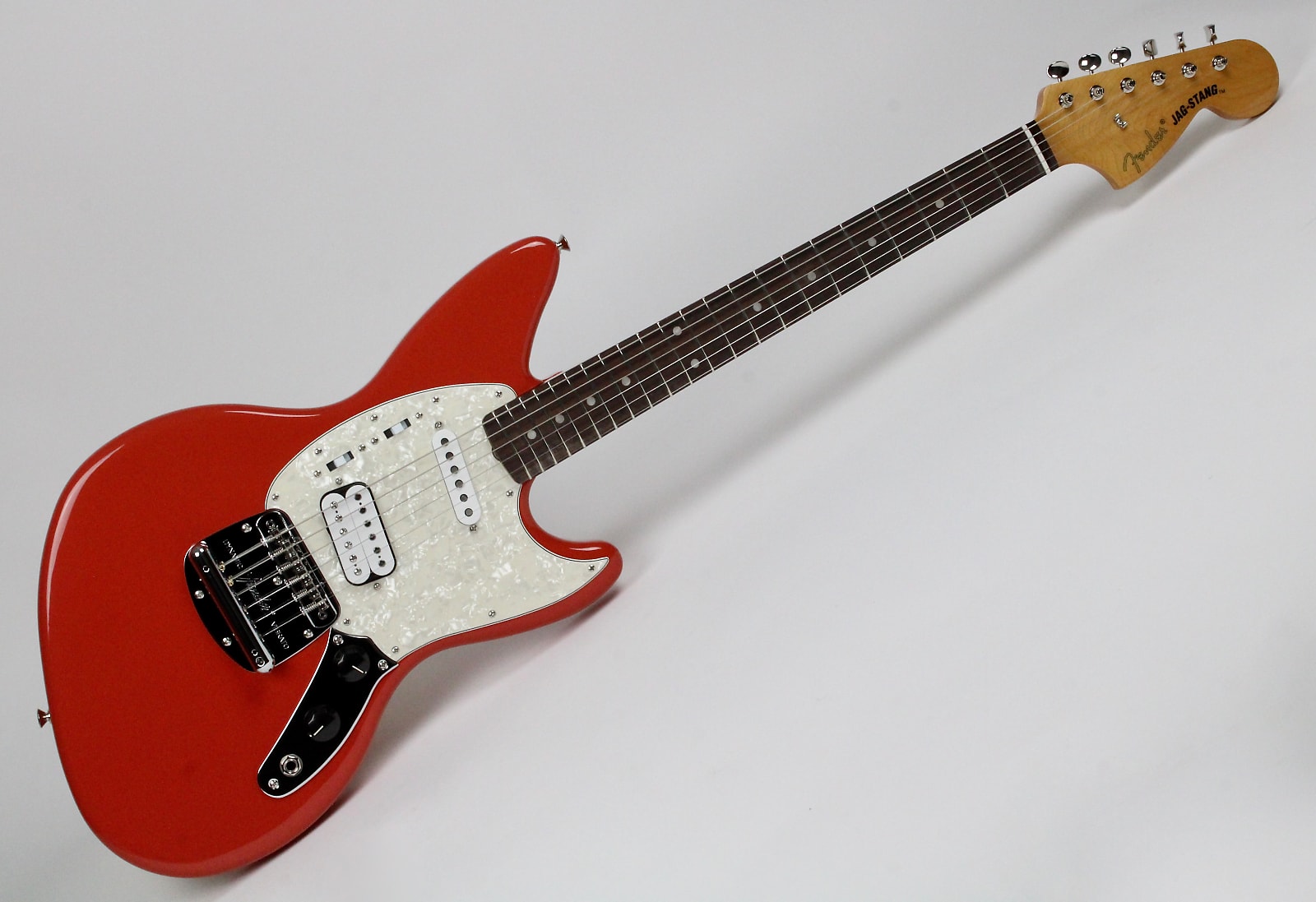 Fender Kurt Cobain Jag-Stang Rosewood Fingerboard Fiesta Red w/Gig Bag
