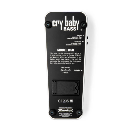 Dunlop Cry Baby® Bass Wah Pedal – Gerald Musique