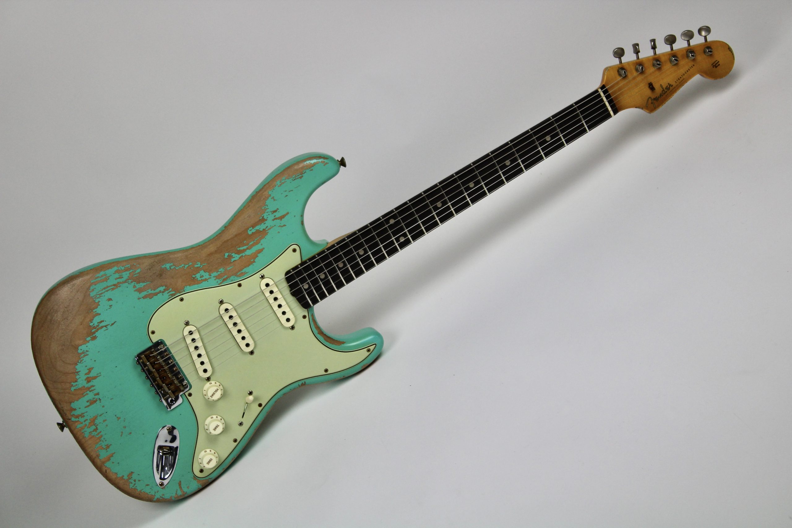 Fender Custom Shop Ltd '60 Dual-Mag II Stratocaster Super Heavy Relic Aged  Surf Green w/OHSC