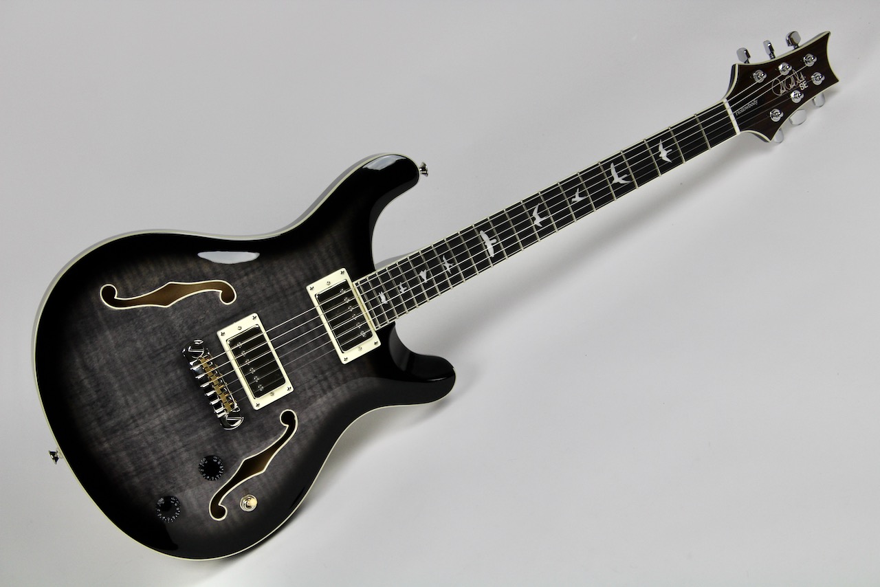 Prs Se Hollowbody Ii Charcoal Burst Wohsc Gerald Musique