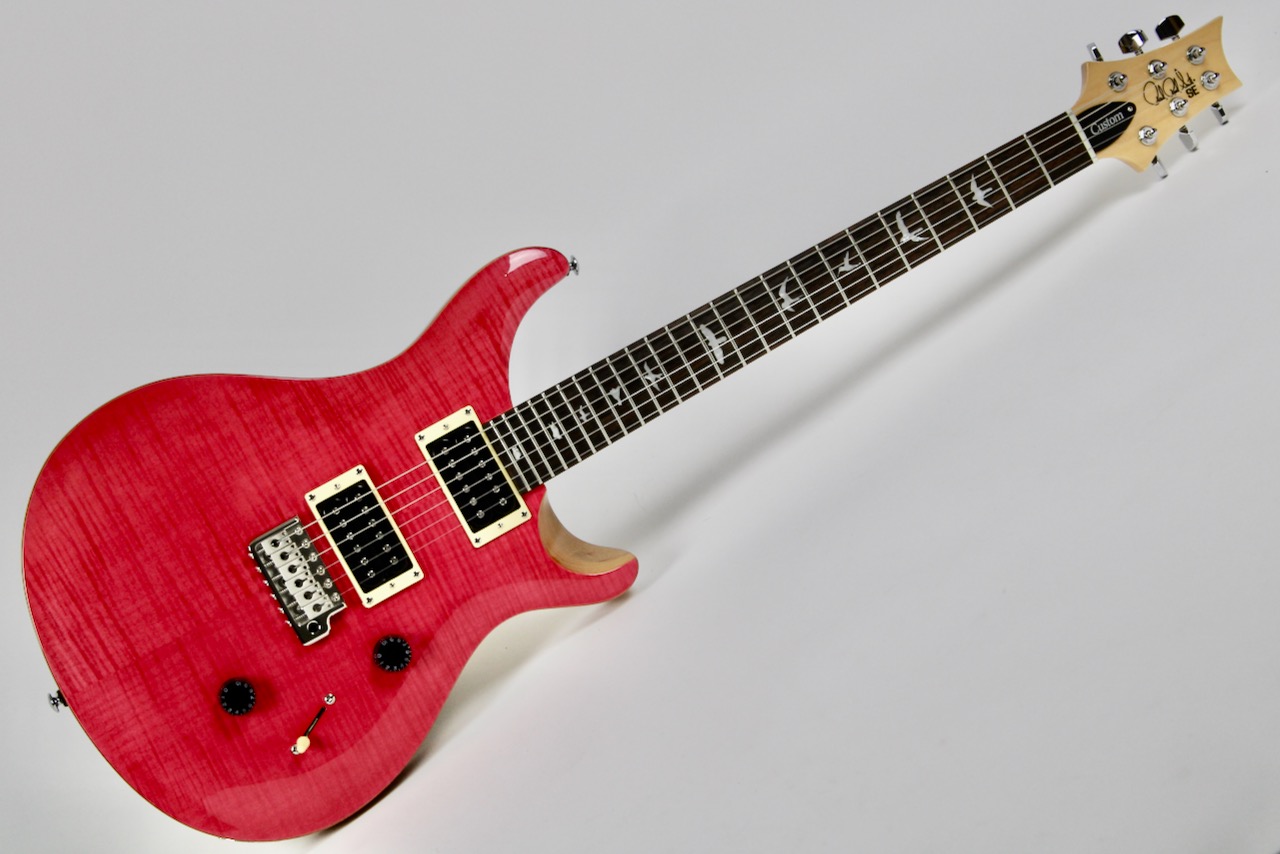 PRS SE CUSTOM 24 Bonni Pink w/Gig Bag – Gerald Musique